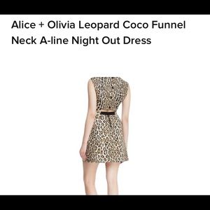 Alice + Olivia Leopard Print Dress